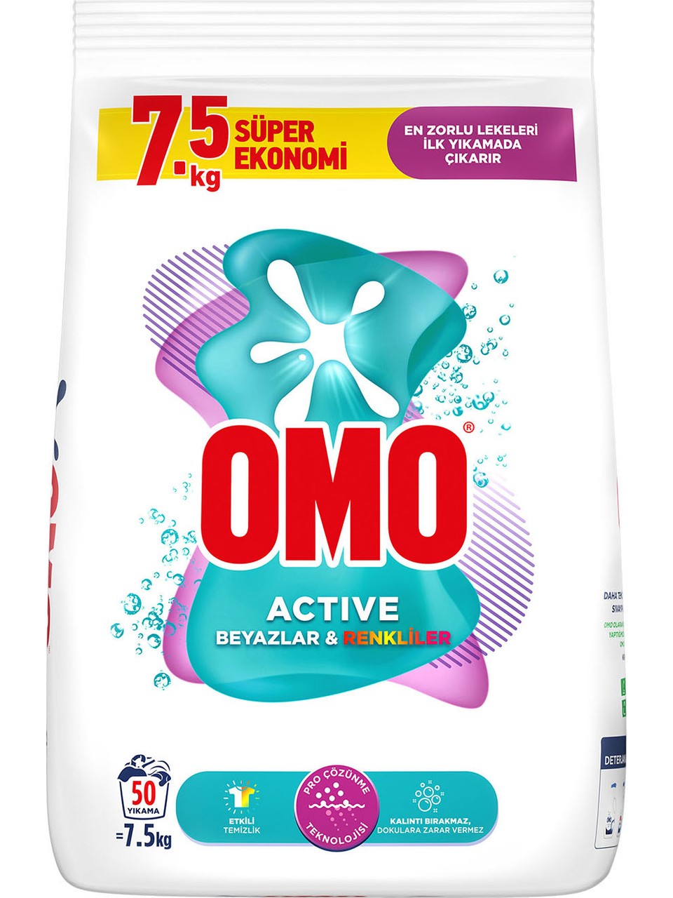Omo Renkli&Beyaz 7,5 Kg